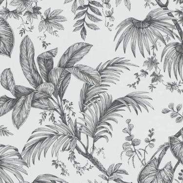 Imagem de Papel De Parede Jackie Folhagem Branco 6818-10