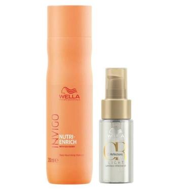 Imagem de Wella Professionals Invigo Nutri-Enrich Kit  Shampoo + Óleo Capilar Li