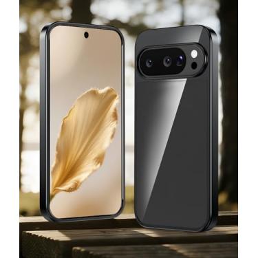 Imagem de Capa para Google Pixel 10/Pixel 10 Pro/Pixel 9/Pixel 9 Pro: suporte para carregamento sem fio, proteção contra quedas de nível militar, antiamarelamento, capa para celular - resistente e durável à