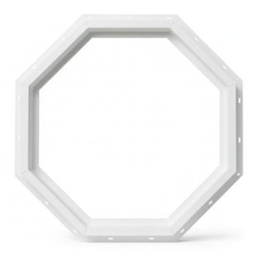 Imagem de Janela octógono de vinil de painel duplo fixo vidro de gás argônio sem abertura Low-E (Sem grades)