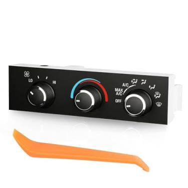 Imagem de Módulo de controle climático frontal A/C Aquecedor unidade de painel de ar condicionado para Chevrolet Express 1500 2500 3500 C4500 C5500 C6500 para GMC Savana 1500 2500 3500 Interruptor de controle A