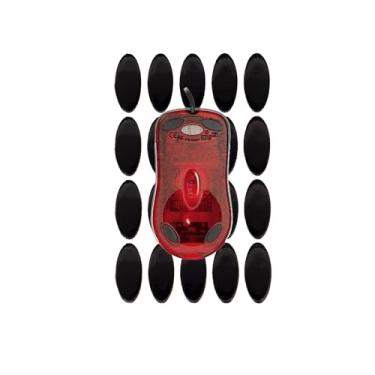 Imagem de GNAFETS Mouse de substituição PTFE Skates compatíveis com Microsoft IntelliMouse Series (1.1, 3.0, 4.0, Optical, Explorer 2.0) – Deslizamento de precisão para desempenho suave, durável (pacote com 2)