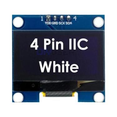 Imagem de Módulo De Display OLED IIC Branco Azul De 1,3 Polegadas 128X64 Para Ar