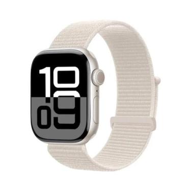 Imagem de Pulseira De Nylon Trançada Para Apple Watch Ultra 2 49mm 46mm 45mm 42m