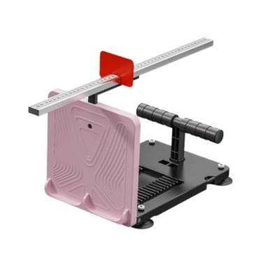 Imagem de simhoa Testador de flexibilidade com ventosas, alongador de panturrilha multifuncional, barra de abdominais, instrumento de medição de ligamentos para, Rosa