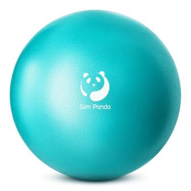 Imagem de Slim Panda Bola de Pilates, pequena bola de exercícios de 22 cm, mini bola de ioga anti-explosão para estabilidade, treino, barra, força do núcleo, fisioterapia, equilíbrio, alongamento
