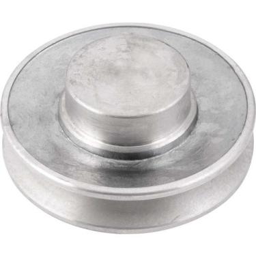 Imagem de Polia De Alumínio 1 Canal Perfil A 90mm Sem Furo Vonder