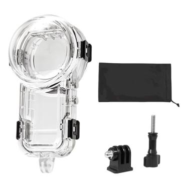Imagem de Capa de mergulho invisível para Insta360 X5, à prova d'água até 60 m/60 m, caixa invisível para fotografia subaquática, capa protetora X5 com acessórios de suporte2