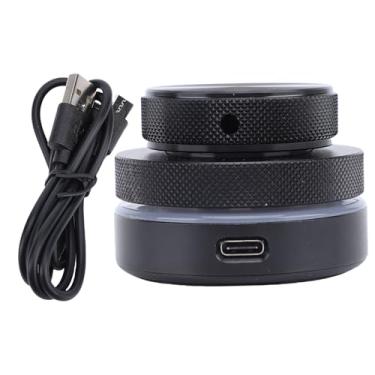 Imagem de Asixxsix Botão de Controle de Volume, Controlador Multimídia de Botão de Volume USB 2.4G BT Com Luz RGB, Controlador de Volume Giratório de Botão de Página para PC Android Com Janela