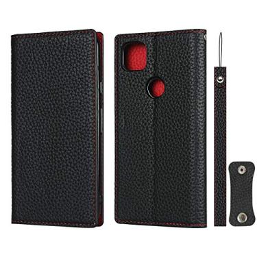 Imagem de Jaorty Capa carteira para Pixel 4a, 3C preta