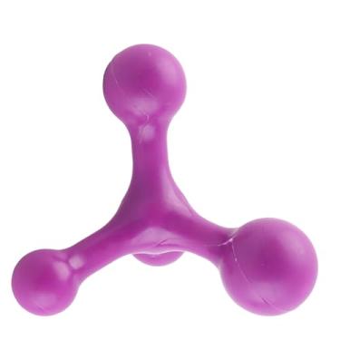 Imagem de Cryfokt Massageador Muscular Portátil Relaxante para Costas Com Estrutura de 4 Bolas para Relaxamento Profundo, Ferramenta de Massagem No Pescoço para Viagens, Roxo