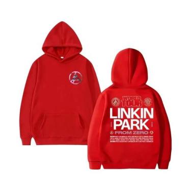 Imagem de Moletom Masculino Estilo Harajuku Linkin Park World Tour Outono Invern