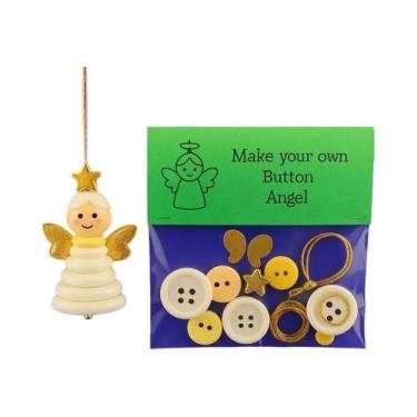 Imagem de Kit De Ornamento De Botão De Papai Noel Feito À Mão, Decoração De Nata