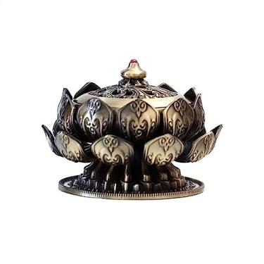 Imagem de porta-vara de incenso Suporte de fragrância lótus alívio requintado high-end queimador incenso zen interior clássico elegante