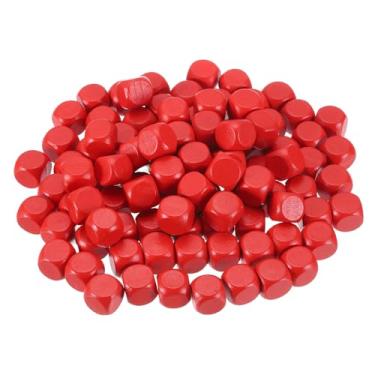 Imagem de PATIKIL Dados de madeira em branco de 15 mm, pacote com 100 blocos de madeira inacabados, cubo de madeira de 6 lados com cantos arredondados, blocos quadrados de madeira para projetos de artesanato