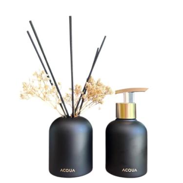 Imagem de Kit Lavabo Cedro e Noz Moscada (Difusor E Sabonete) Acqua Aroma