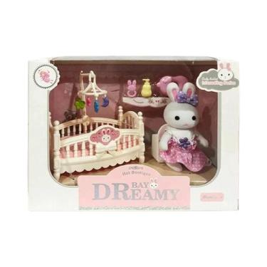 Imagem de Brinquedo De Simulação De Menina Com Vestido De Coelho Fofo Para Crian