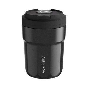 Imagem de Cinzeiro De Carro Estilo Caneca De Café Com Luz LED De 7 Cores, Tampa,