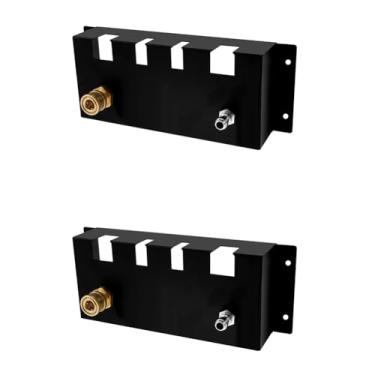 Imagem de Tassteen 2 conjuntos de porta-ferramentas de lavadora de pressão, lavadora elétrica, canhão de espuma de neve, montado, na parede, organizador de conexão rápida de 1/4 polegada