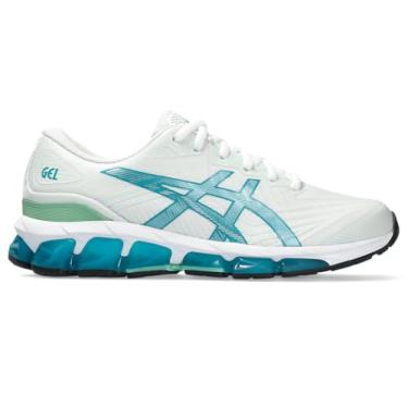 Imagem de ASICS GelQuantum 180 7 Tênis de corrida feminino, Branco/lagoa, 35