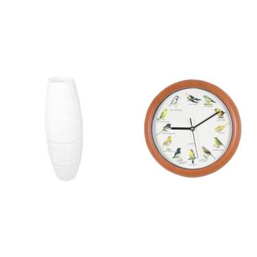 Imagem de Whtkoph Abajur de Chão Simples, Decoração com Relógios de Parede Decorativos para Cozinha E Casa, Relógios com Pássaros, Relógio de Parede para Quarto E Hotel