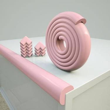 Imagem de Almofada de segurança resistente em forma de L para crianças – Protetor de borda de espuma de nitrilo macio sem ftalatos para mesa e mesas de centro