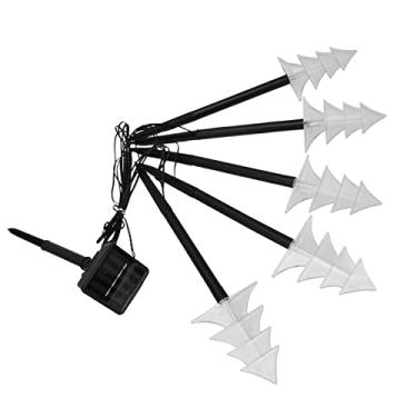Imagem de ZJchao Lâmpada Solar para Gramado, Luzes LED de Paisagem para árvores de Natal Com IP44 e Controle de Luz Inteligente, para Luz Decorativa Externa de Jardim de Pátio