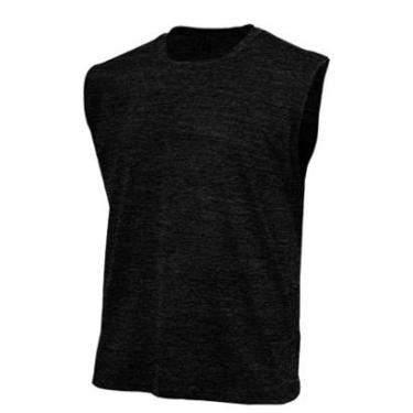 Imagem de Camiseta Regata Machão Dry Academia Masculina Fitness - Preto - P-Masculino