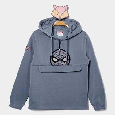 Imagem de Moletom Com Zíper Infantil Mooncity Homem Aranha Menino-Masculino