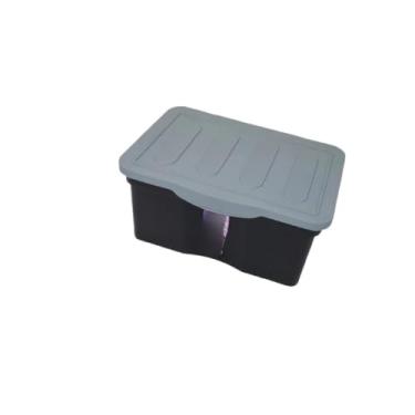 Imagem de Kit 3 Caixas Cesto Organizador 5 Litros Grande Com Tampa Multiuso Armazenamento(Kit 2 Unidades)