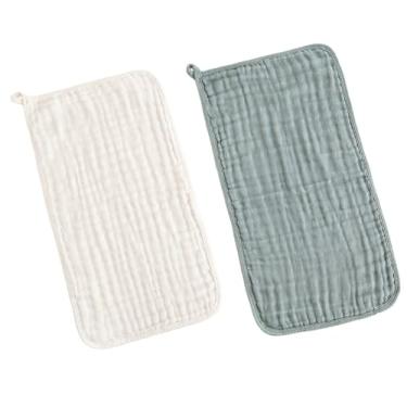 Imagem de Pacote com 2 panos de arroto para bebês ultra macios para bebês recém-nascidos, presentes de banho absorventes para meninas e meninos