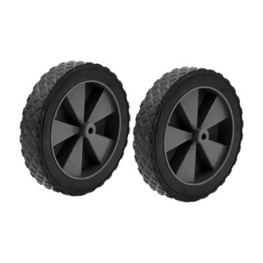 Imagem de Stgfyxgs Roda para Carrinho de Carga com Diâmetro de 12,5cm - Peça de Reposição Prática - Pneus de Borracha de 5 Polegadas com Rolamento Suave para Carrinho de