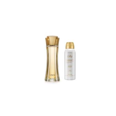 Imagem de Colonia Linda Tradicional 100ml + Antitranspirante Aerossol Lily 75g