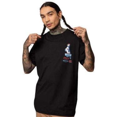 Imagem de Camiseta Oversize Vextor Frozen Pinguim Manga Curta-Masculino