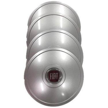 Imagem de Calotas Miollo Fiat Uno Aro 13 1990/2013 Tradicional Prata