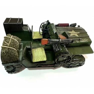 Imagem de ENFEITE MESA MODELO CARRO EXERCITO - METAL