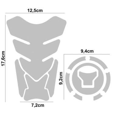 Imagem de Adesivo Protetor Tanque E Bocal Honda Acima 2018 Pink