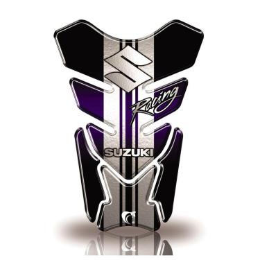 Imagem de Protetor De Tanque Adesivo Moto Suzuki Racing Azul
