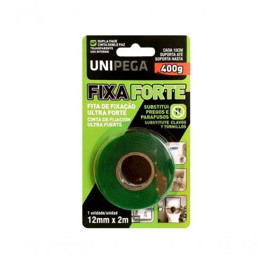 Imagem de Fita Dupla Face Fixa Forte 12mm X 2m - Unipega