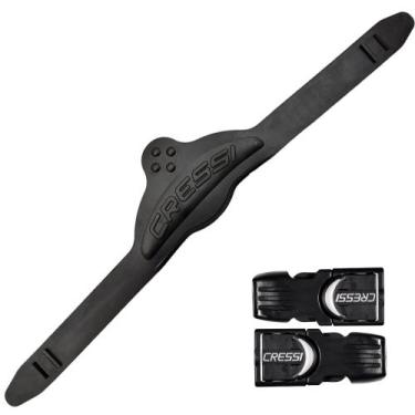 Imagem de Tira para Nadadeira de Mergulho Cressi Universal Strap - Preto - Preto