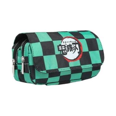 Imagem de Estojo De Lápis Anime Demon Slayer Tanjirou Nezuko Zenitsu Giyuu Bolsa