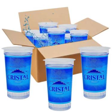 Imagem de Kit 48 Unidades Água Mineral Natural Cristal 200ML Sem Gás Copo Refres