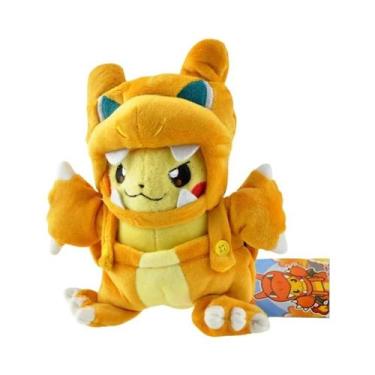 Imagem de Brinquedo De Pelúcia Cosplay Pikachu Charizard Snorlax Garchomp Tyrani