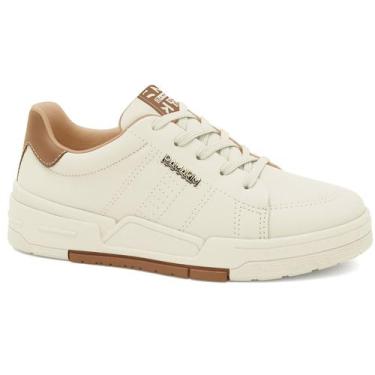 Imagem de Tênis Feminino Ramarim Flatform Plataforma Conforto 2689101 Bege, 37, 