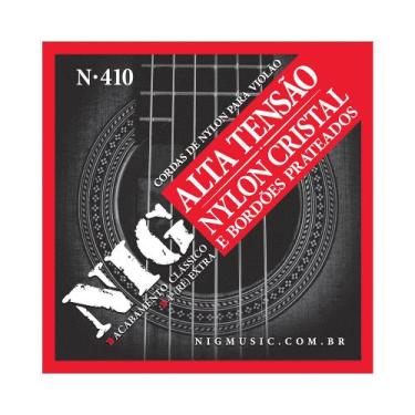 Imagem de Encordoamento Violão Nylon Tensão Alta NIG Cristal N410