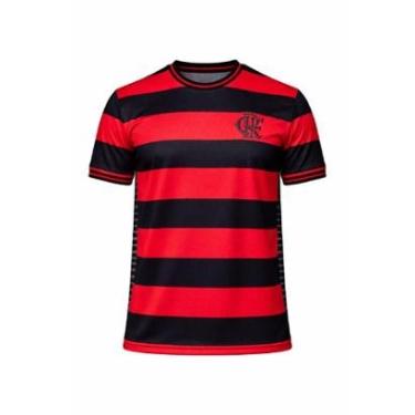 Imagem de CAMISETA FLAMENGO LISTRADA JACQUARD MASCULINA-Masculino