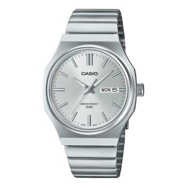 Imagem de Relógio Casio Masculino Ref: Mtp-e735d-7avdf Clássico Prateado
