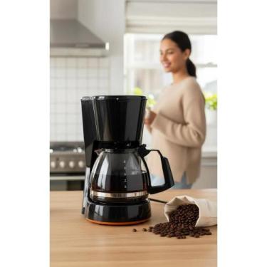 Imagem de 2x Cafeteira Elétrica Rápida  Jarra Vidro  Preto - Congratulations Sto