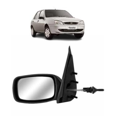 Imagem de Espelho Retrovisor Externo Esquerdo Ford Fiesta 96 a 01 2/4p - RETROVE