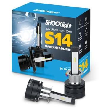 Imagem de Lâmpada Super Led Mini Shocklight 32w S14 Nano H3 6000k